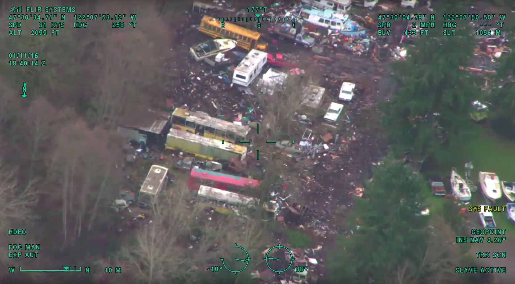 Additional aerial footage, click to play